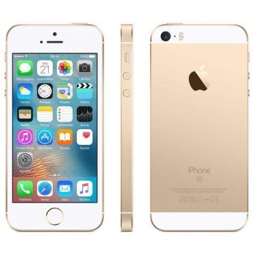 iPhone SE 16GB Apple Dourado MLXM2 - 4G, Tela IPS LCD 4" Câmera 12 MP + Frontal 1.2MP, Gravação de vídeos em 4K, A9,iOS 9
