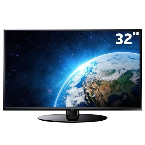 TV LED 32" AOC HD LE32H1465 com Conversor Digital Integrado, Entradas HDMI e Entrada USB
