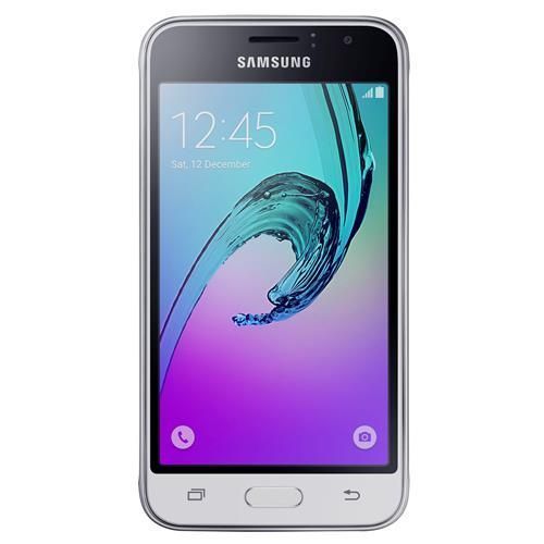 Smartphone Samsung Galaxy J1 2016 Duos Branco com Dual chip, Tela 4.5", 3G, Câm.de 5MP e Frontal de 2MP, Android 5.1 e Processador QuadCore de 1.2 GHz