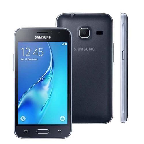 Smartphone Samsung Galaxy J1 Mini Duos Preto com Dual Chip, Tela 4.0", 3G, Câmera de 5MP, Android 5.1 e Processador Quad Core de 1.2 GHz