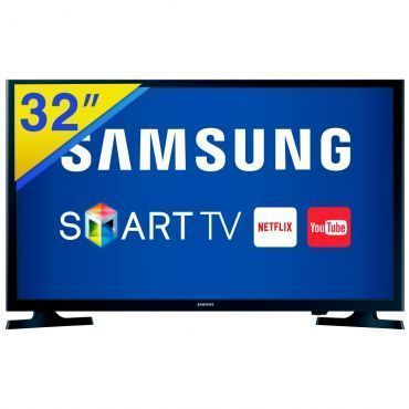 Smart TV Slim LED 32" Samsung HD com WiFi Integrado, Função Futebol, ConnectShare, Screen Mirroring , Entradas HDMI e USB - 32J4300