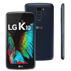 Smartphone LG K10 TV Índigo com 16GB, Dual Chip, Tela de 5.3" HD, 4G, Android 6.0, Câmera 13MP e Processador Octa Core de 1.14 GHz