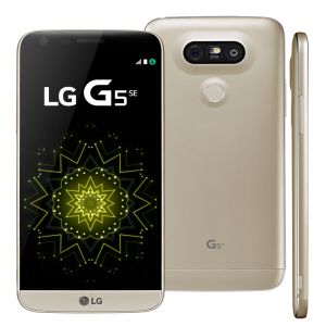 Smartphone LG G5 Dourado com 32GB, Tela de 5.3", Android 6.0, 4G, Câmera 16MP e Processador Octa Core de 1.8G Hz